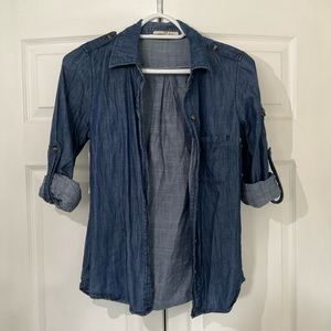 Denim Blouse - size XS